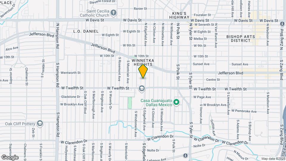 327 S Edgefield Ave Map and Location Details