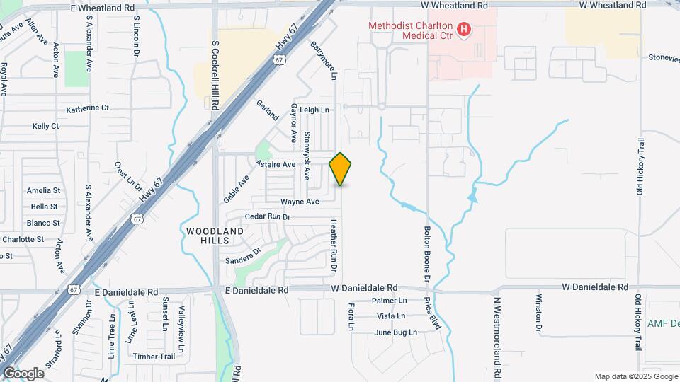 1142 Barrymore Ln Map and Location Details