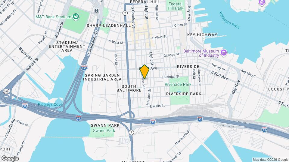 1605 Patapsco St Map and Location Details