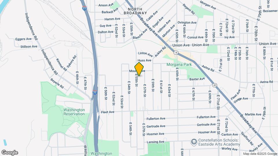 3619 E 55th St Map and Location Details
