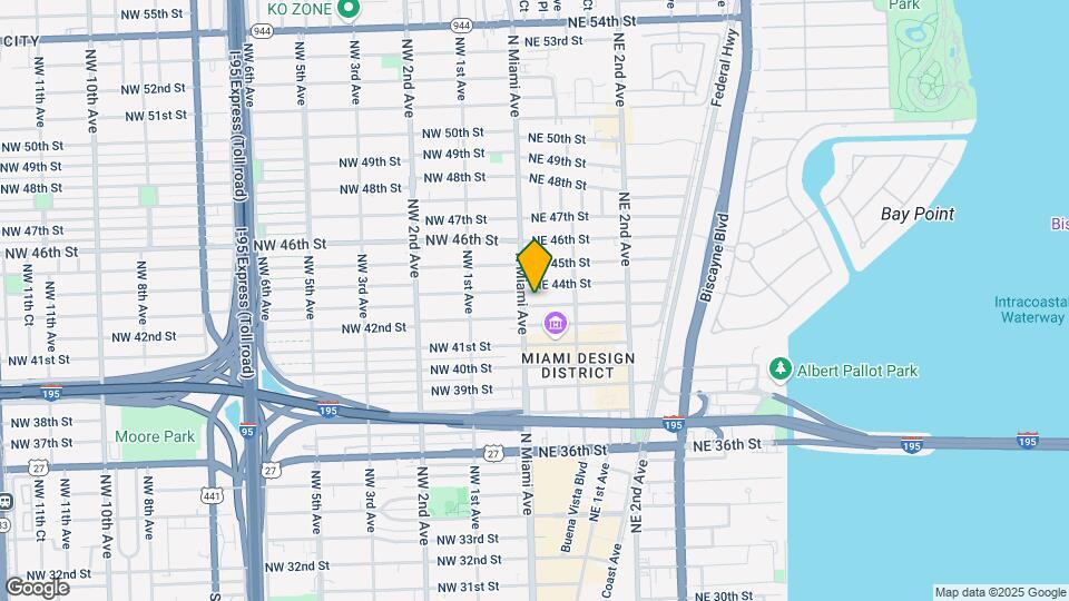 25 NE 43rd St-Unit -1 Mapa y Detalles de la Ubicación