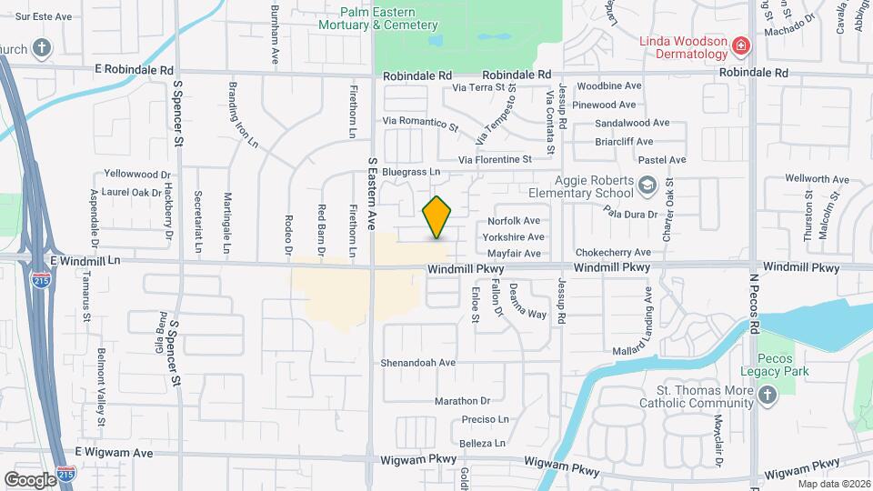2619 Begonia Valley Ave Map and Location Details