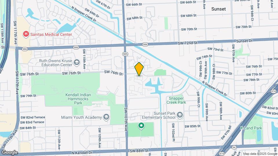 7665 SW 106th Ave Map and Location Details