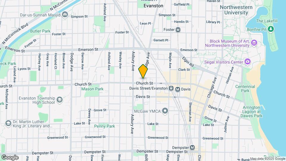 1707 Ridge Ave Map and Location Details
