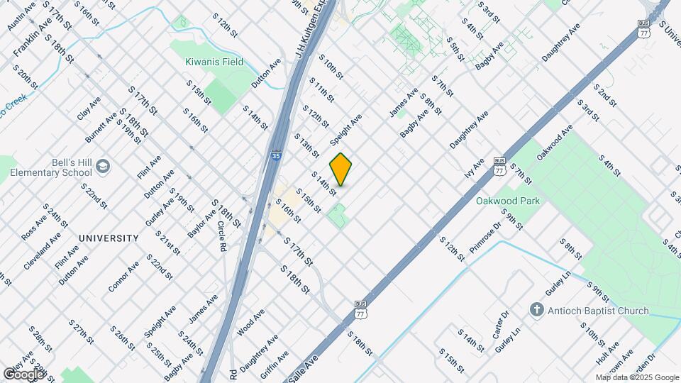 1321 Bagby Ave Map and Location Details