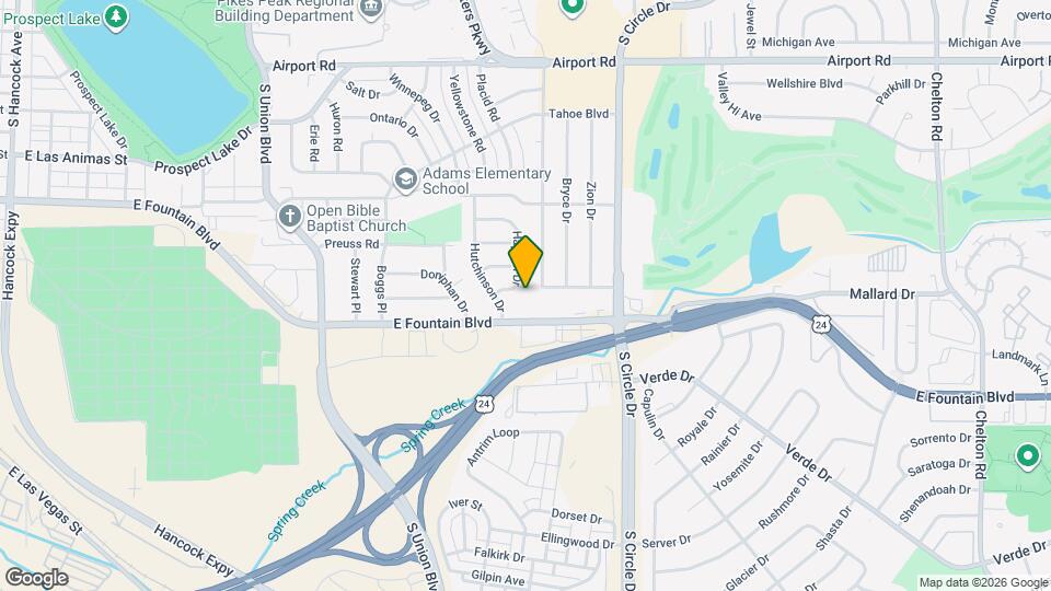 939 Hayden Dr Map and Location Details