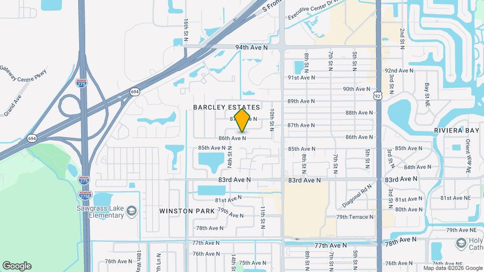 1279 86th Ave N Mapa y Detalles de la Ubicación