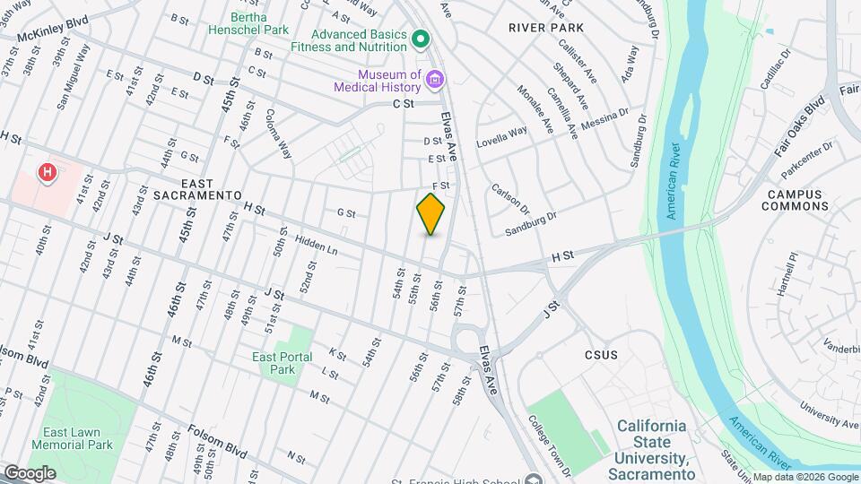 665 55th St Map and Location Details