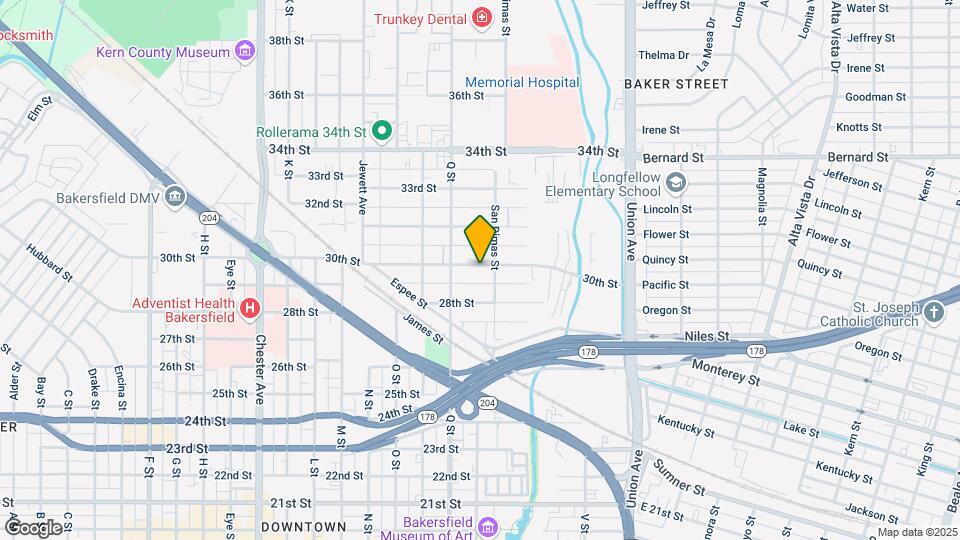 625 30th St Map and Location Details
