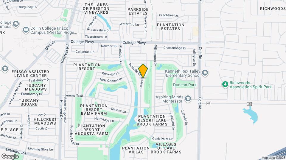 5716 Lafayette Dr Map and Location Details