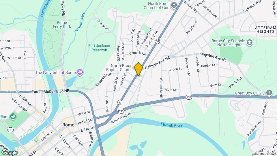 1300 N Broad St Map and Location Details