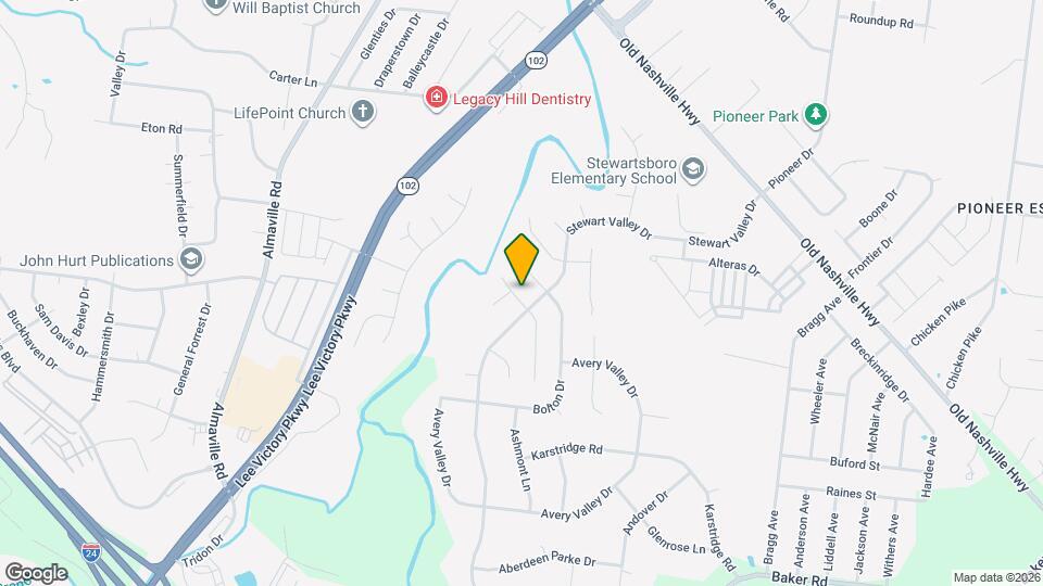 1502 Huddersfield Dr, Unit 350A Map and Location Details