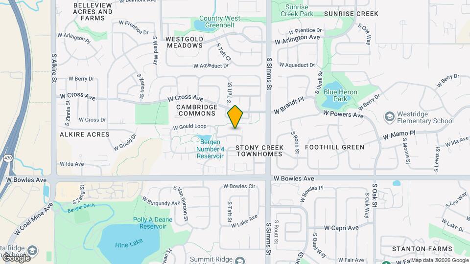 11972 W Long Cir Map and Location Details