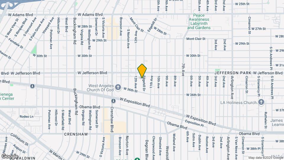 3429 Edgehill Dr Map and Location Details