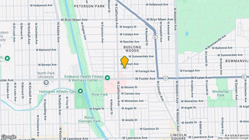2734 W Farragut Ave Map and Location Details