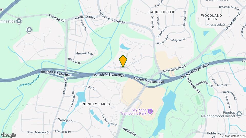 4505 Cross Ridge Ln Map and Location Details