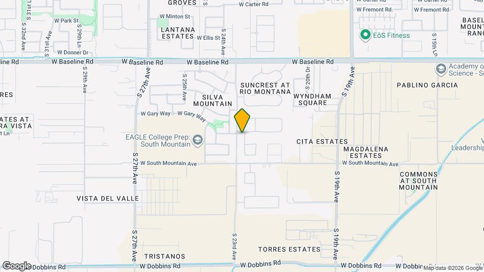 8206 S 22nd Ln Map and Location Details
