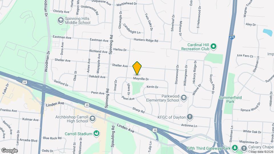 5713 Mayville Dr Map and Location Details