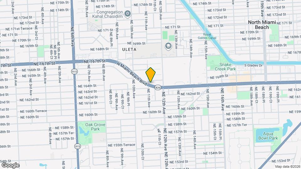 1003 N Miami Beach Blvd Mapa y Detalles de la Ubicación