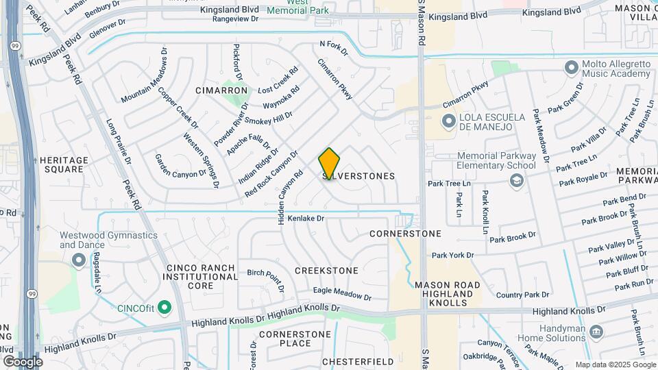 1115 Rock Canyon Dr Map and Location Details