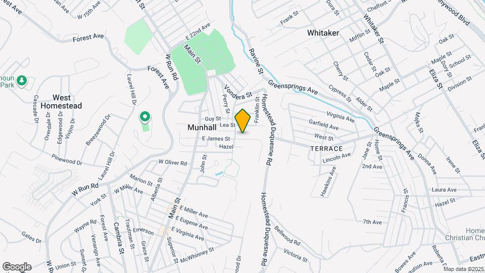 301 E James St Map and Location Details