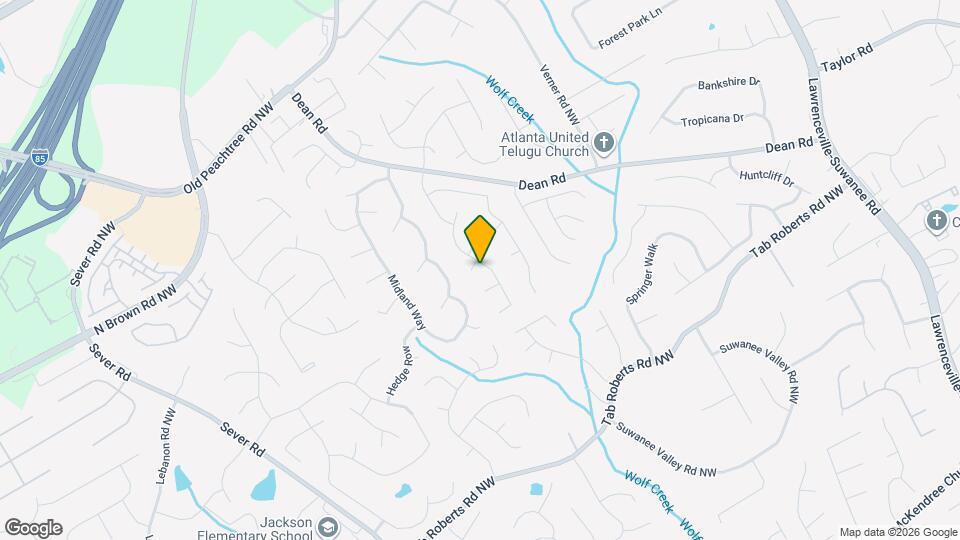 1056 Oak Hollow Ct Map and Location Details