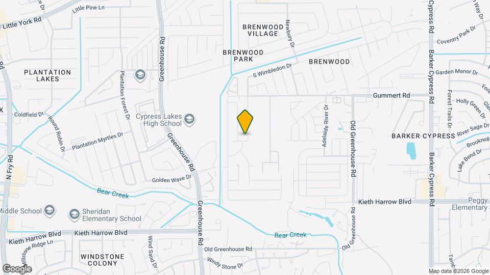 5707 S Brenwood Dr Map and Location Details