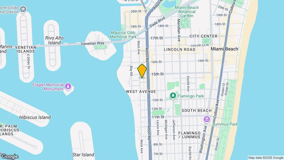 1439 West Ave Map and Location Details