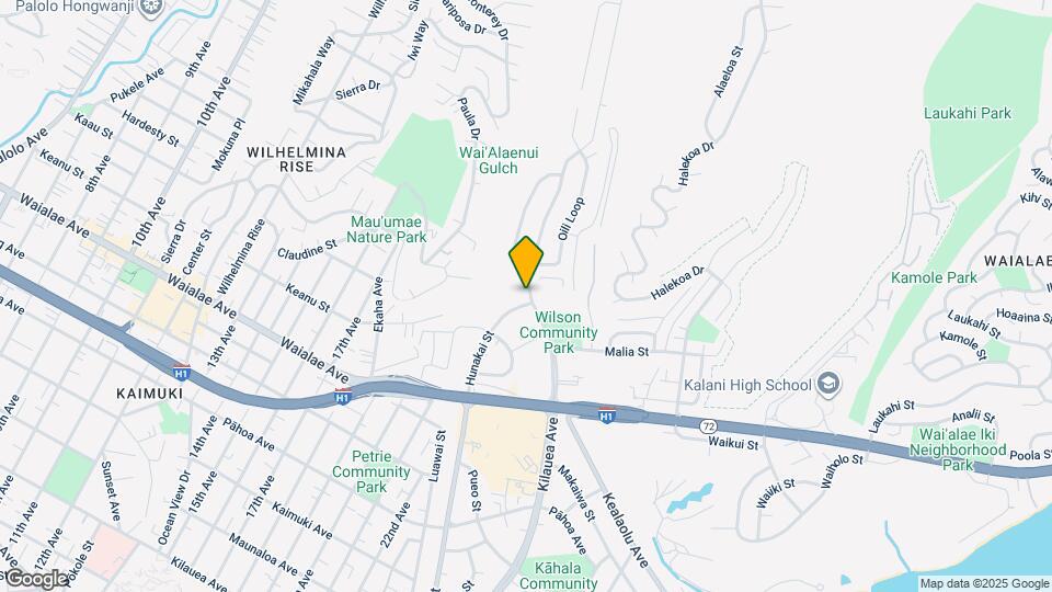 4954 Kilauea Ave Mapa y Detalles de la Ubicación