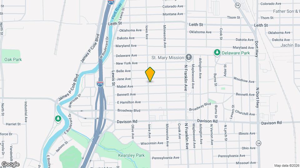 1601 Mabel Ave Map and Location Details