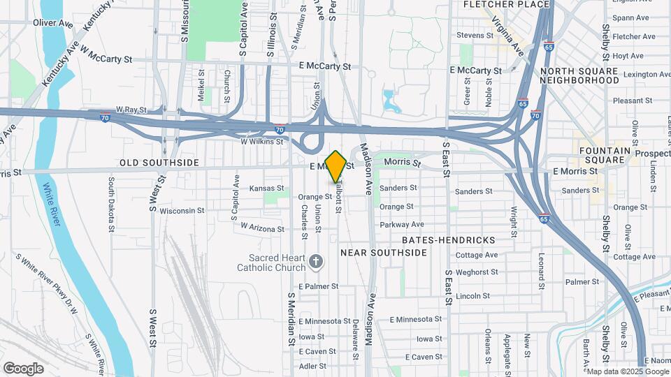 1244 S Talbott St Map and Location Details