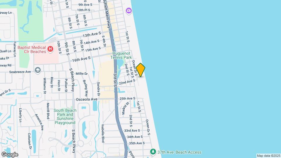 2200 Ocean Dr S Map and Location Details