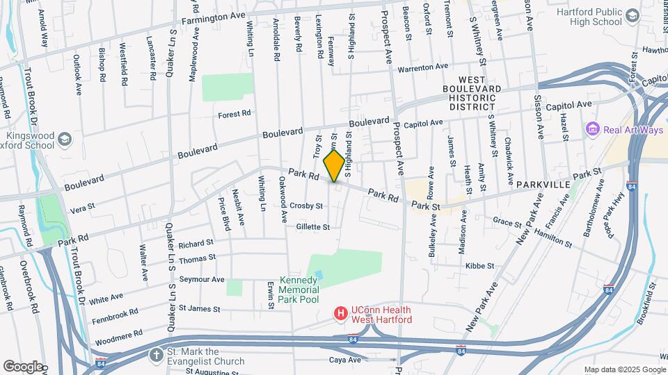 97 Park Rd Map and Location Details