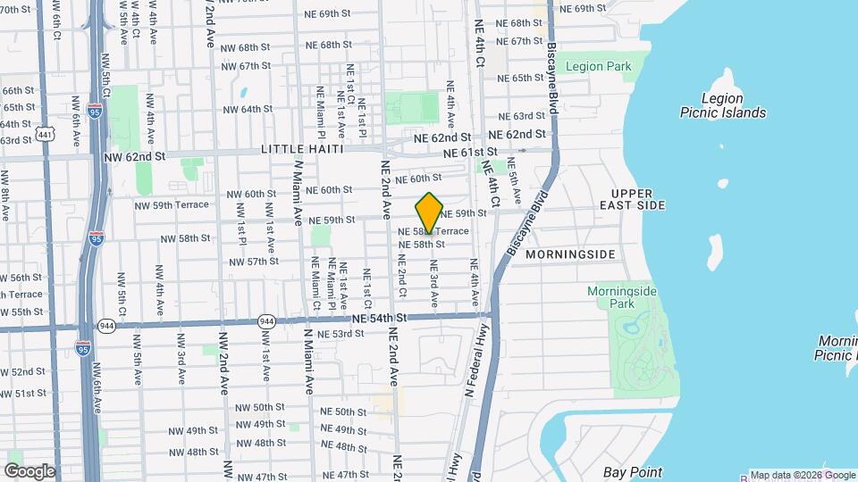 5800 NE 3rd Ave Mapa y Detalles de la Ubicación