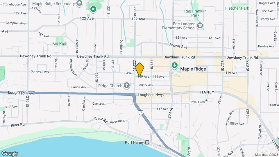 22222-22119 119 Ave Map and Location Details