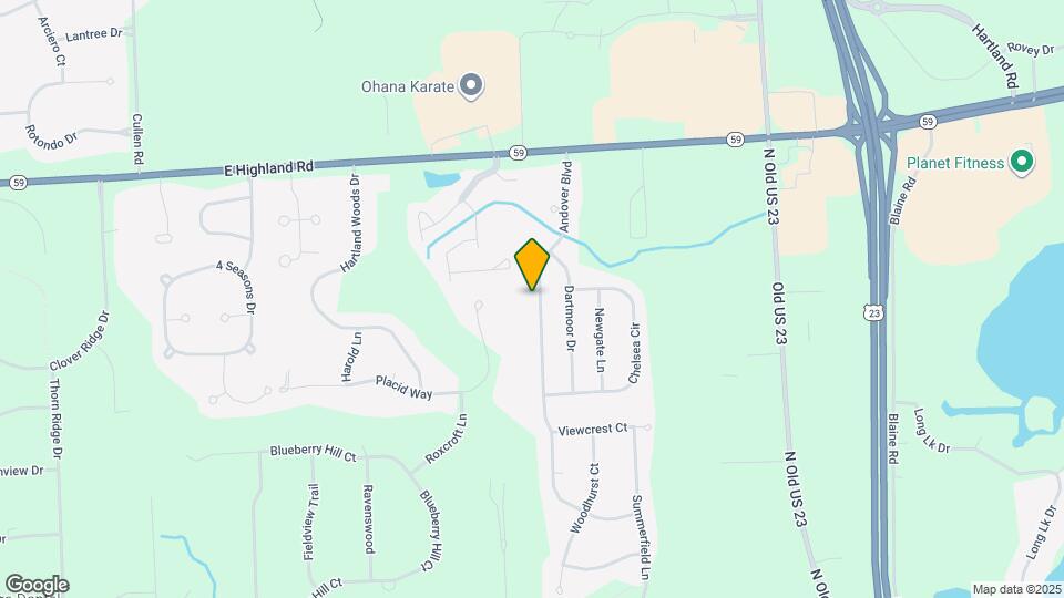 1727 Andover Blvd Map and Location Details