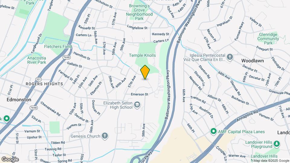 Autumn Woods Map and Location Details