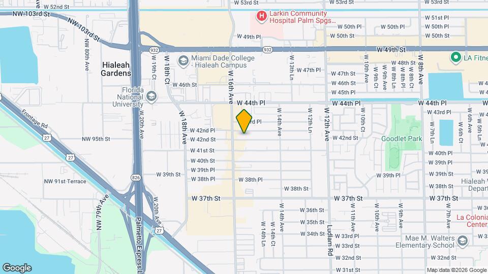 1543 W 42nd St Map and Location Details