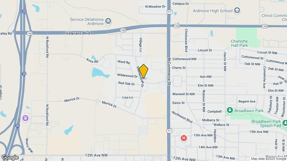 1435 Northglen St Mapa y Detalles de la Ubicación