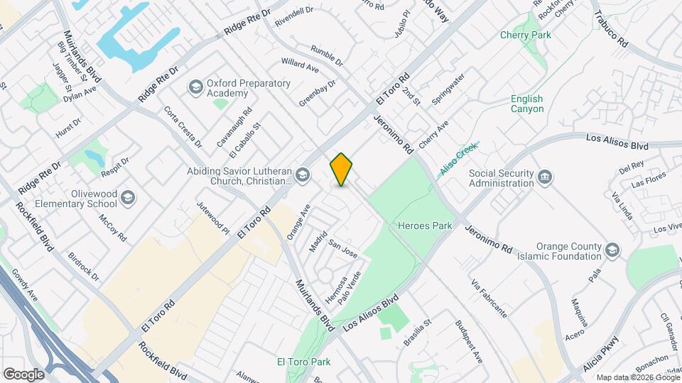 23220 Orange Ave Map and Location Details