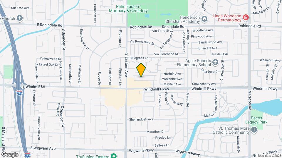 2538 Begonia Valley Ave Map and Location Details