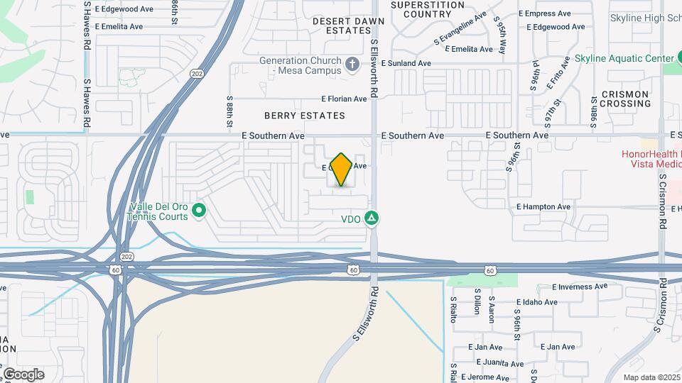 1350 S Ellsworth Rd Mapa y Detalles de la Ubicación
