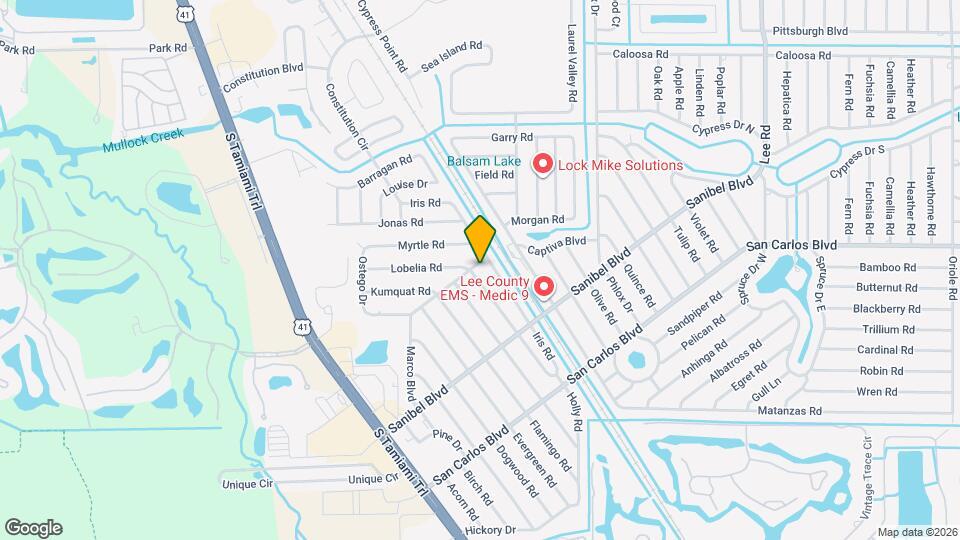 7346 Captiva Blvd Map and Location Details