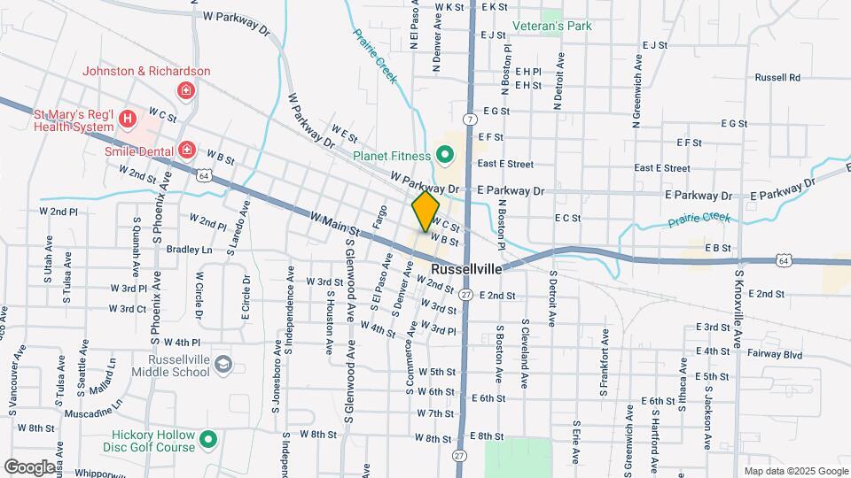 317 W B St Map and Location Details