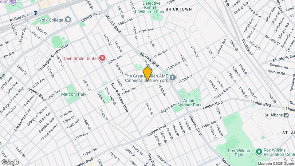 167-12 110th Ave Map and Location Details