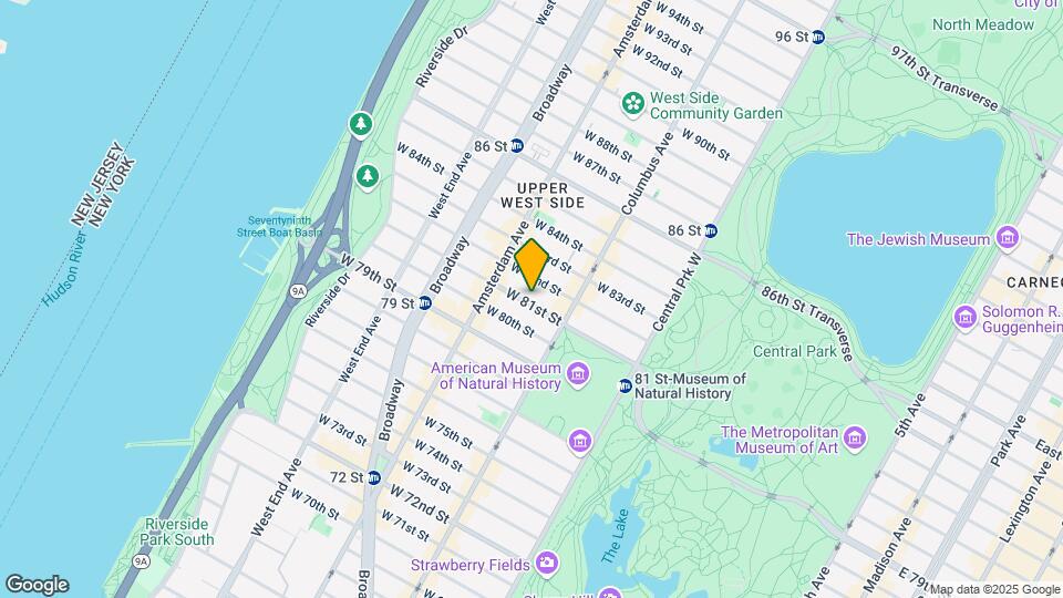 143 W 81st St Map and Location Details