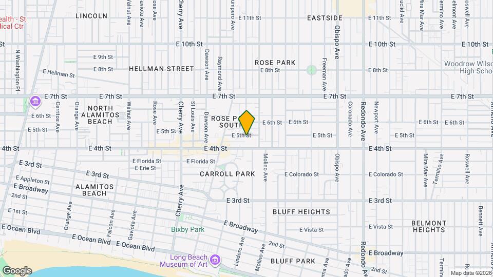 2500 E 5th St, Unit Casita Map and Location Details