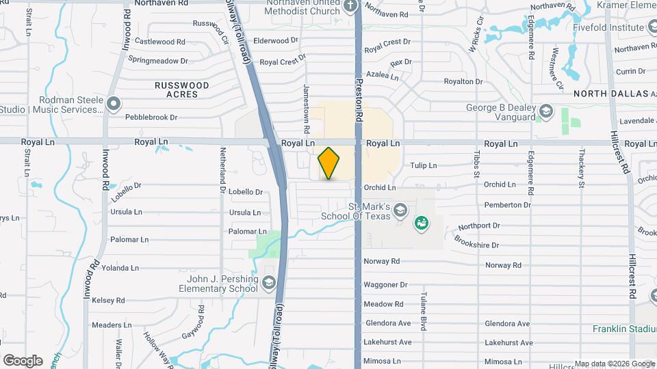5809 Orchid Ln Map and Location Details
