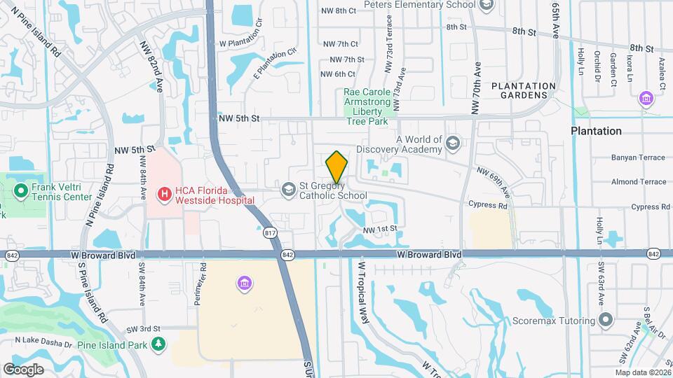 200 NW 75th Terrace Map and Location Details