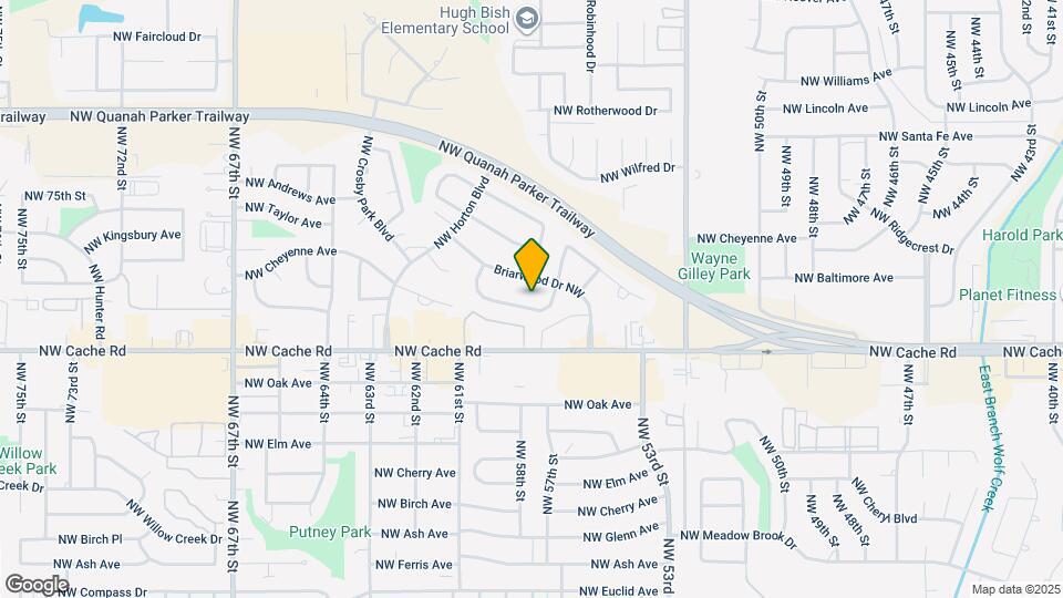 5607 NW Beechwood Dr Map and Location Details
